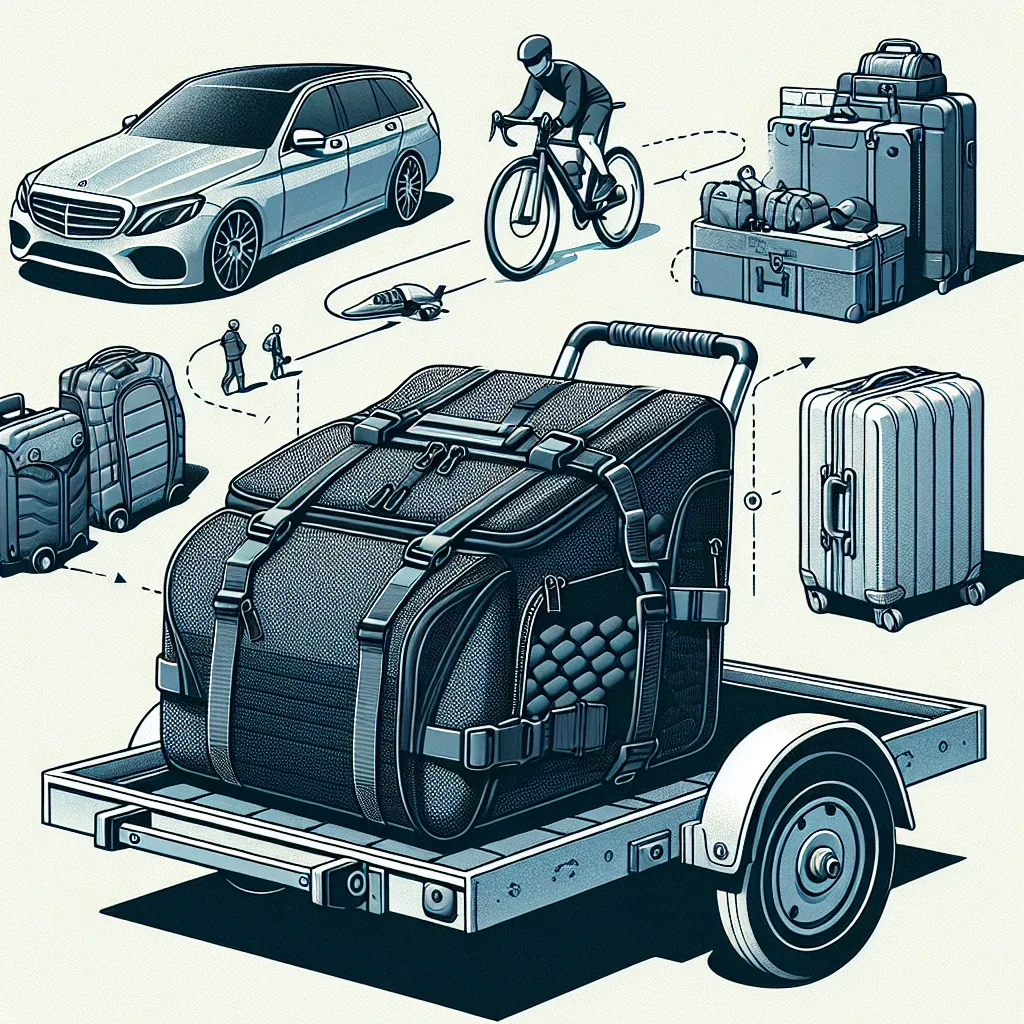 Najlepsze sposoby na bezpieczny transport bagażu na przyczepce rowerowej: Torba Mercedes na wakacyjne wyprawy